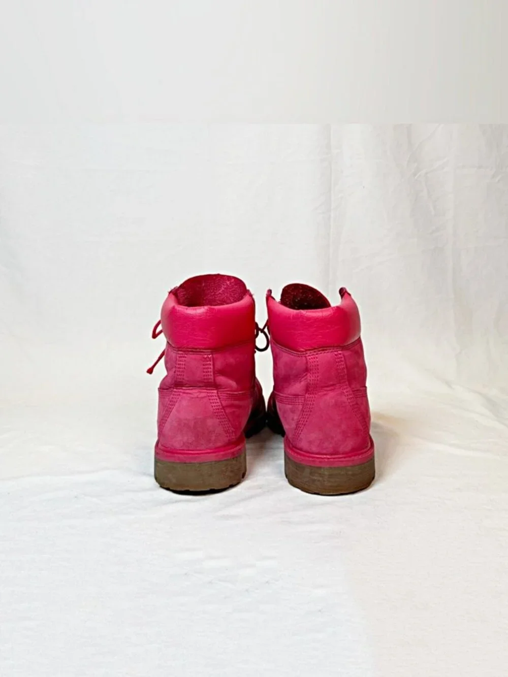 Timberland Pink Nubuck Premium Primaloft 6-Inch Waterproof Boots~7~